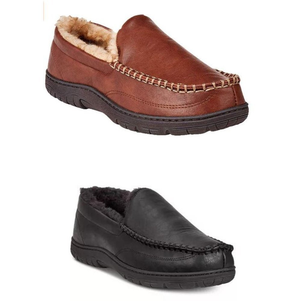 32 Degrees Mens Venetian Moccasin Slippers.